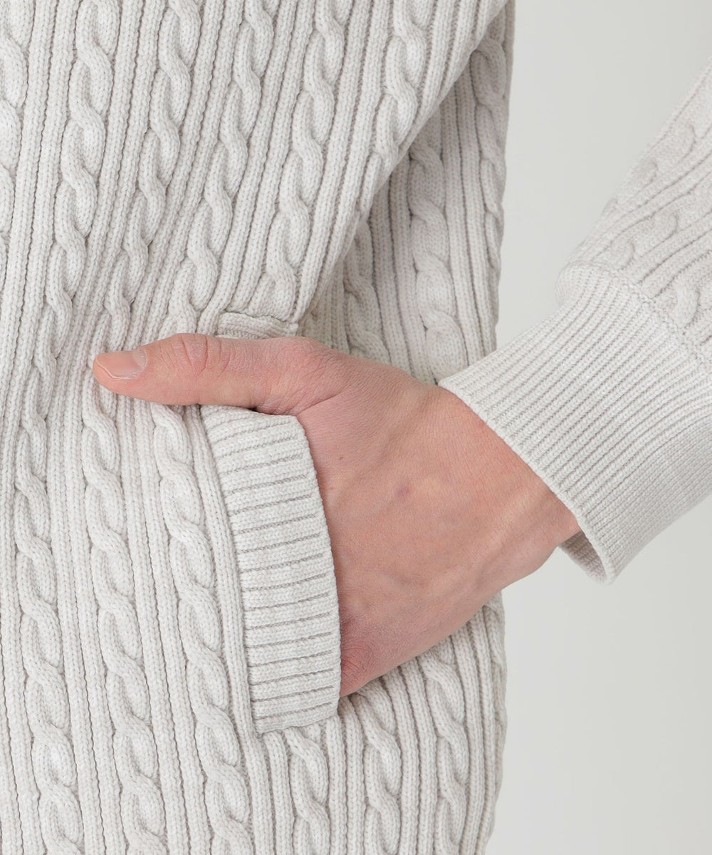 チェックコンビフードカーディガン（ニットウェア）｜BLACK LABEL