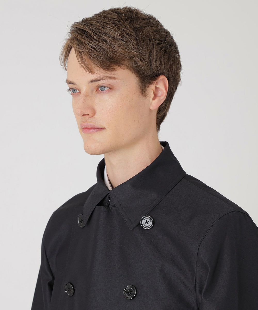 一部店舗限定】ギャバジンダブルトレンチコート（コート）｜BLACK