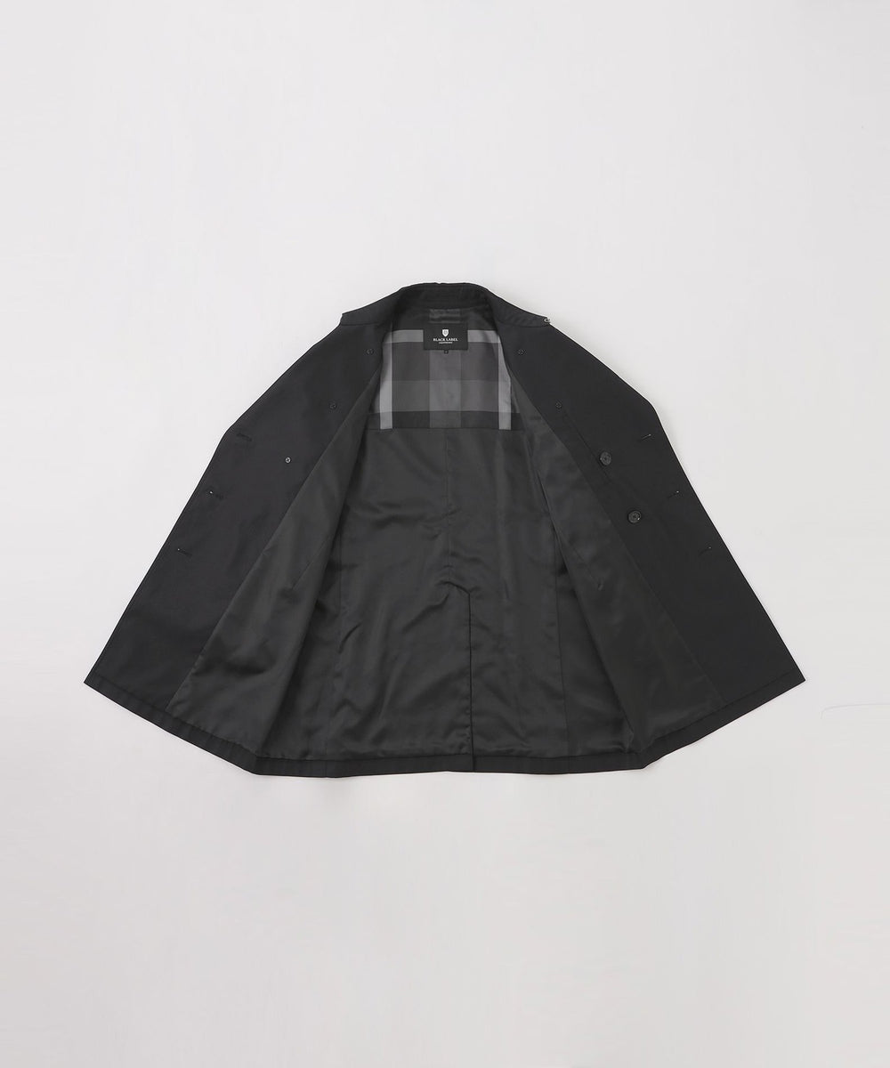 一部店舗限定】ギャバジンダブルトレンチコート（コート）｜BLACK