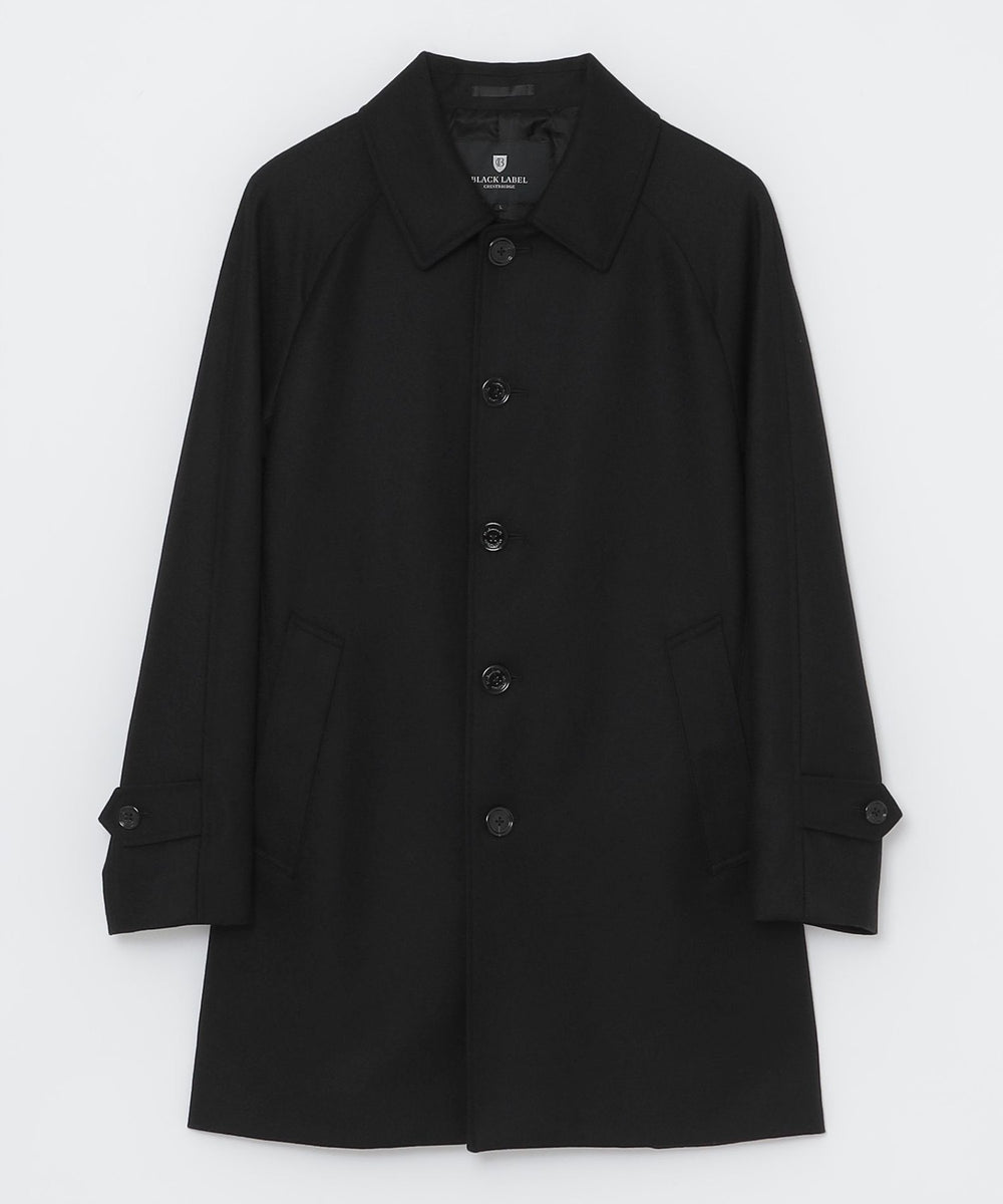 ライトウェイトメルトンステンカラーコート（コート）｜BLACK LABEL