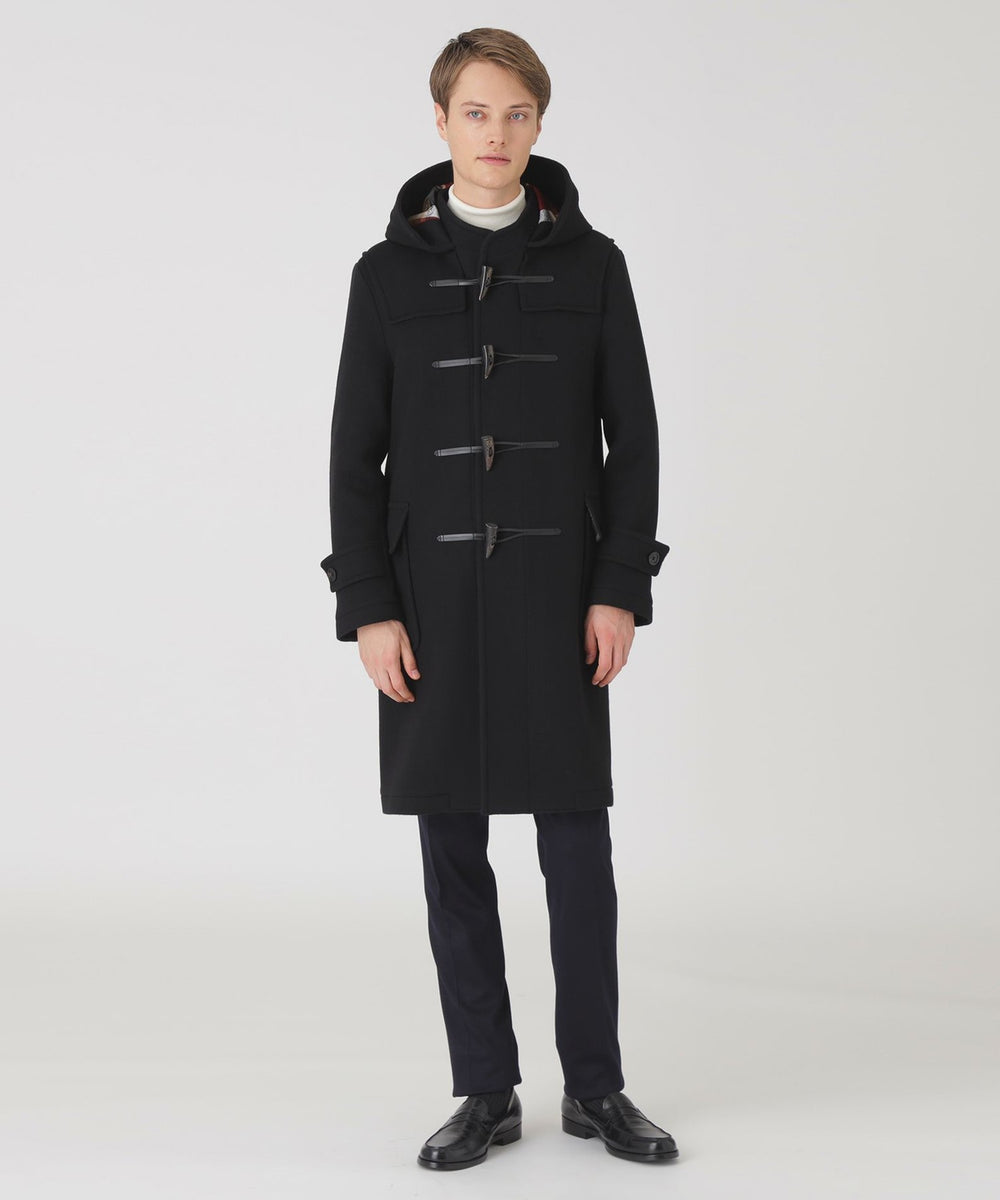 10th ANNIVERSARY】エアリーメルトンダッフルコート（コート）｜BLACK