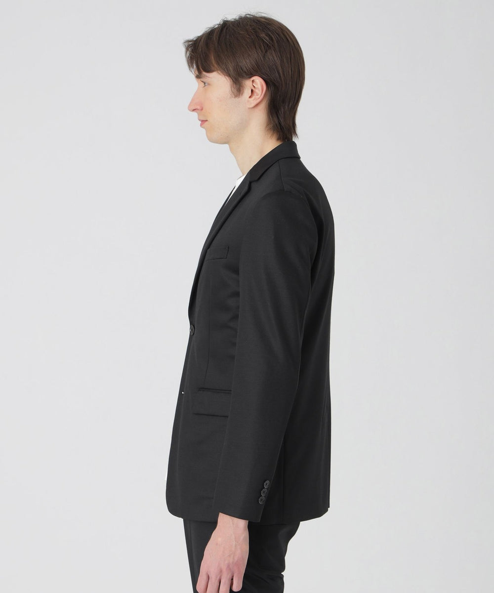 ウォッシャブルウールジャージージャケット（ジャケット）｜BLACK