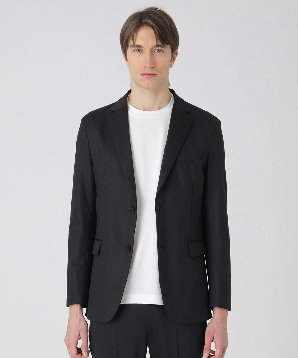 ウォッシャブルウールジャージージャケット（ジャケット）｜BLACK