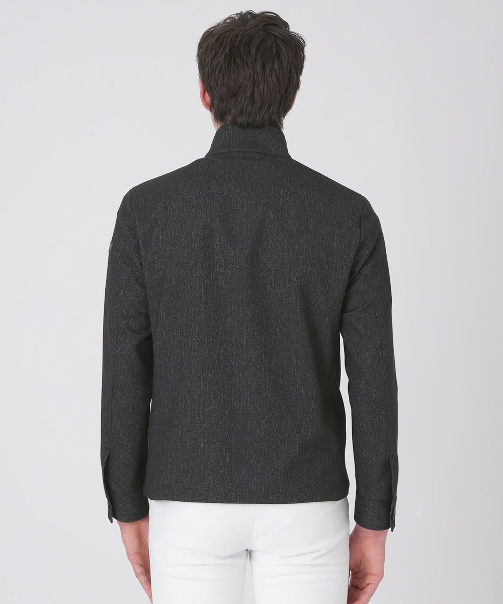 一部店舗限定】デニムライクカラミスタンドカラーブルゾン（ブルゾン