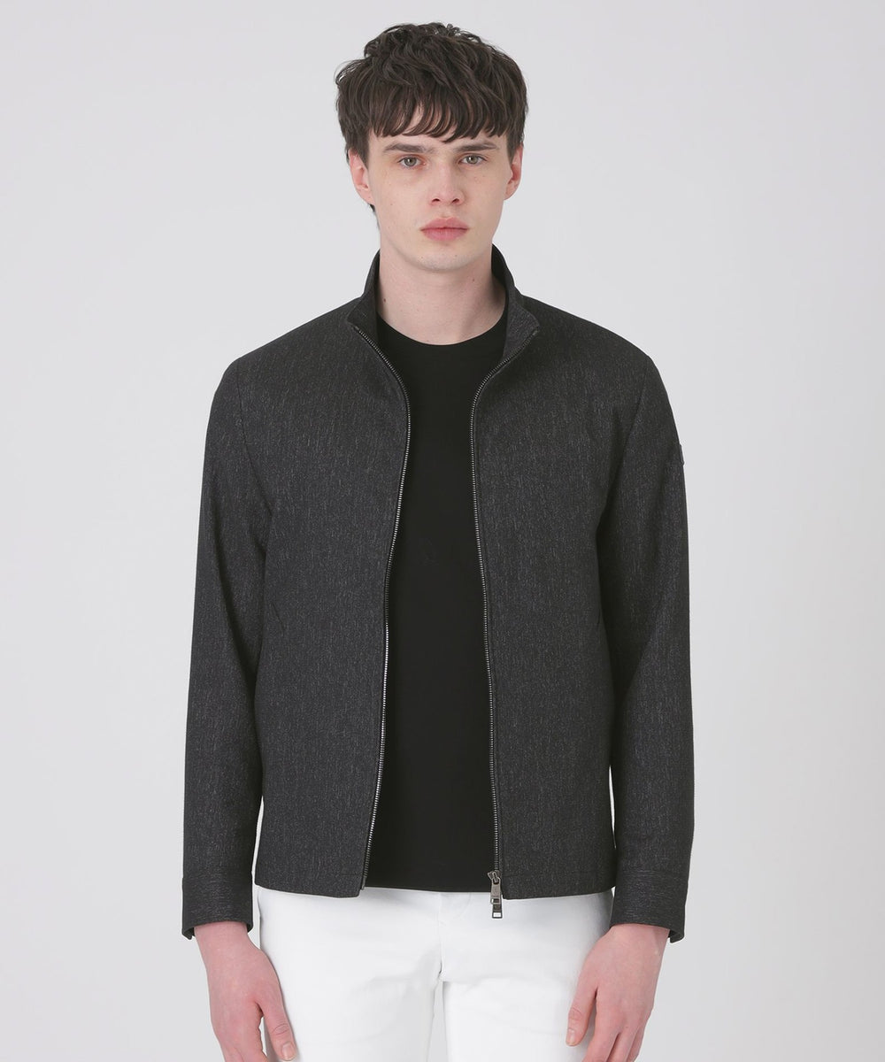 一部店舗限定】デニムライクカラミスタンドカラーブルゾン（ブルゾン