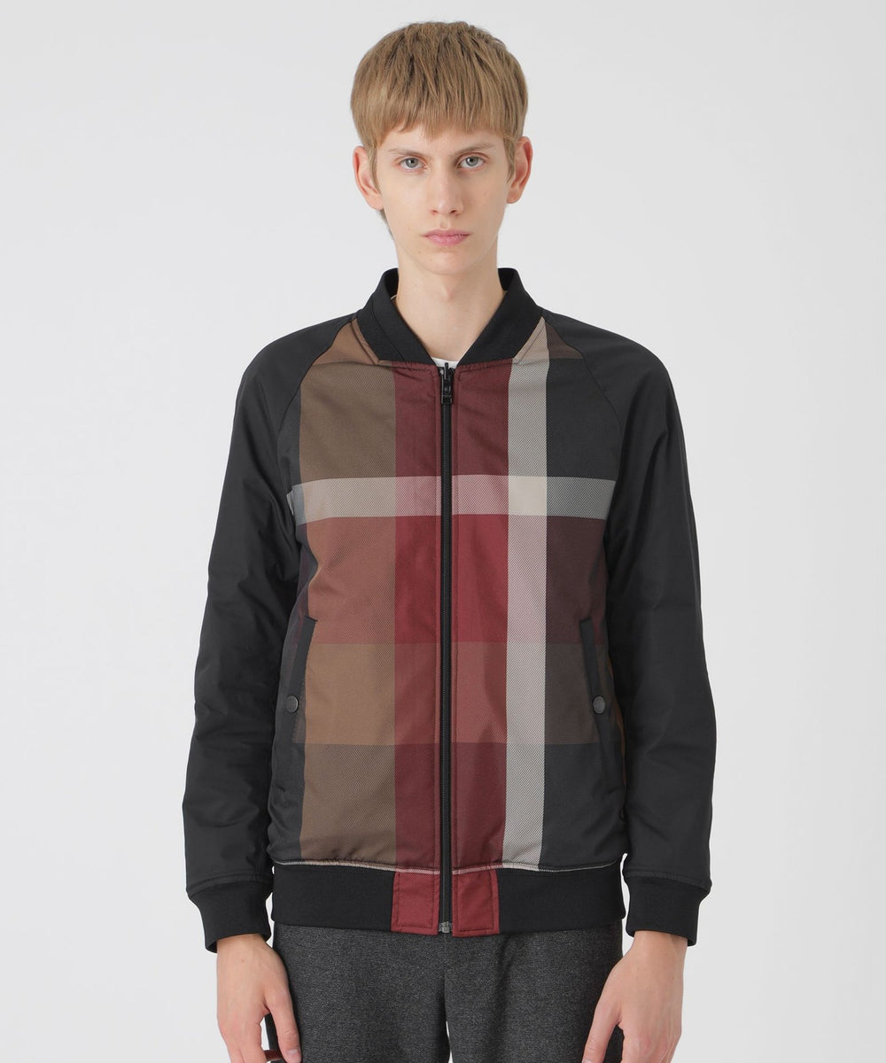 一部店舗限定】リバーシブルクレストブリッジチェックMA-1（ブルゾン