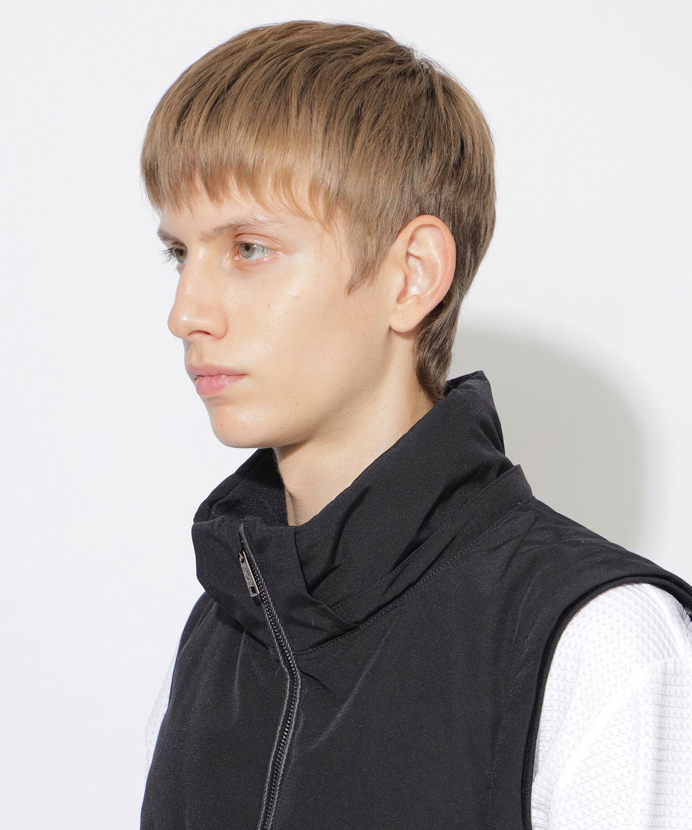 WEB限定】シャドーチェックダウンベスト（ブルゾン）｜BLACK LABEL