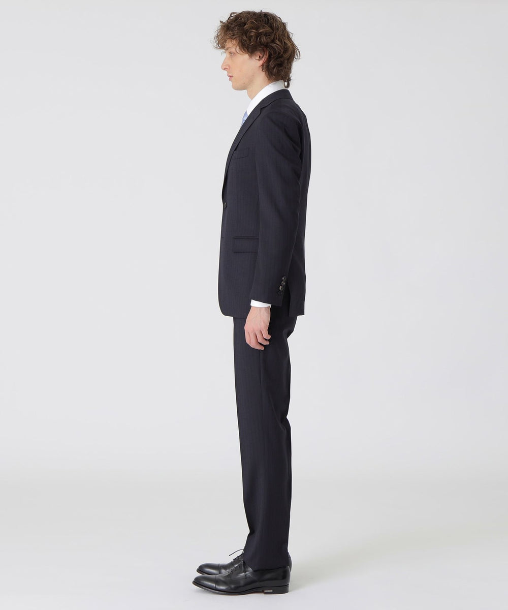 トーナルブルーストライプネイビースーツ（スーツ）｜BLACK LABEL