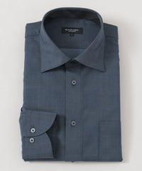 ウォッシャブルウールシャドークレストブリッジチェックセミワイド