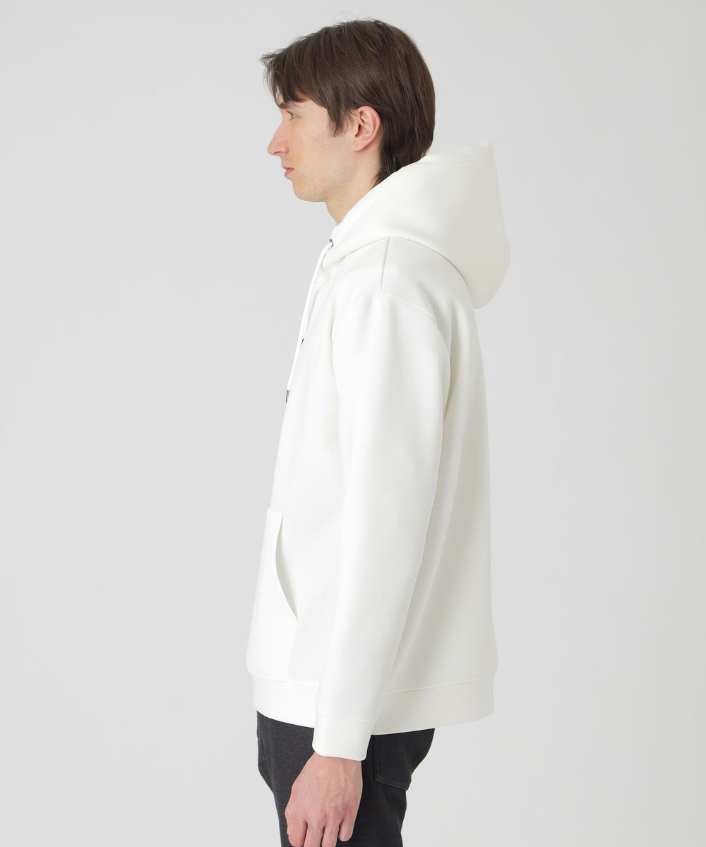 クレストブリッジチェックワッペンフーディー（カットソー）｜BLACK