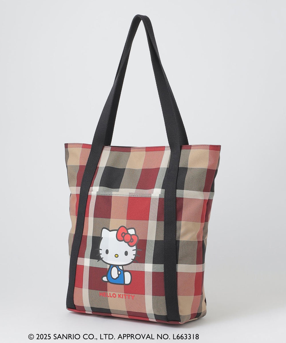 ハローキティコラボ】クレストブリッジチェックビッグトート（バッグ