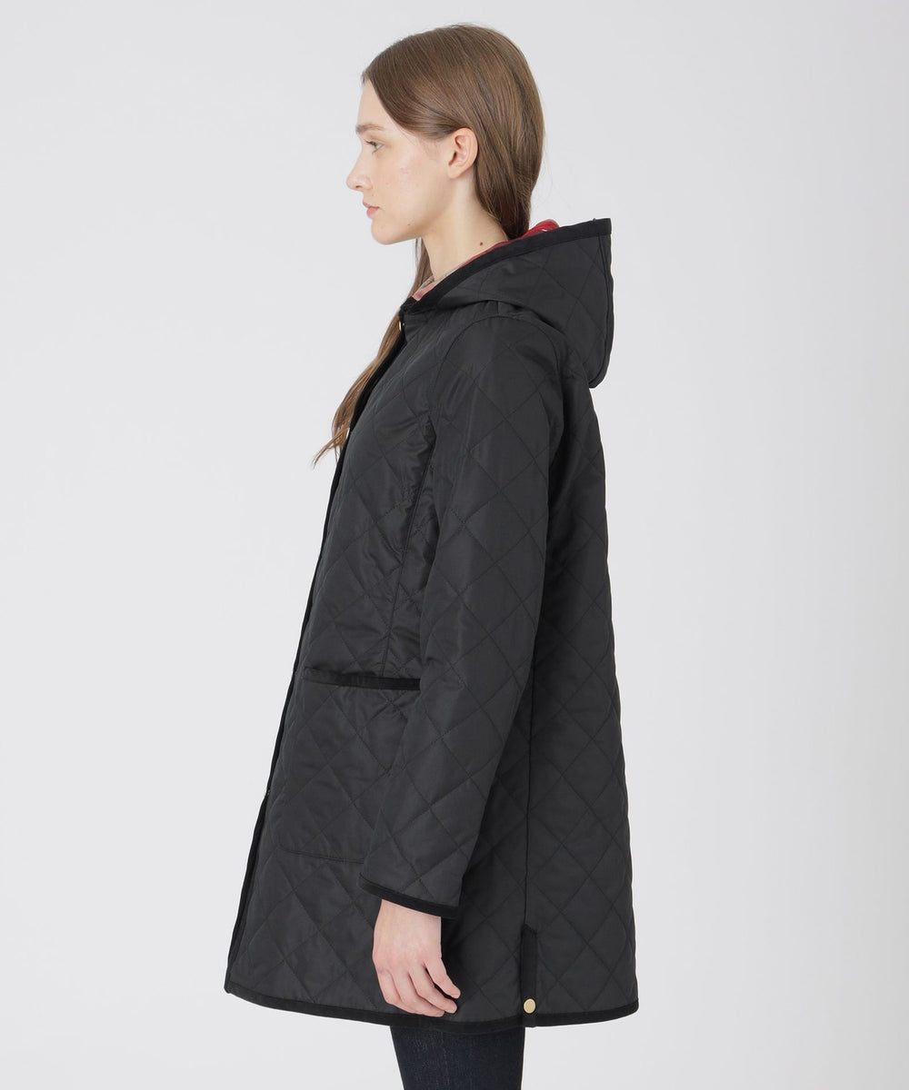 取扱店舗限定】ナチュラルタフタキルティングコート（コート）｜BLUE