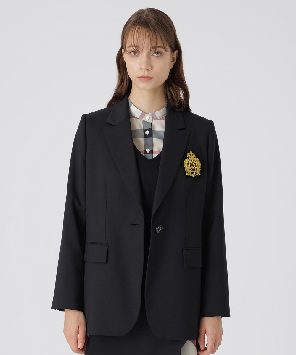 ウールストレッチブレンドテーラードジャケット（ジャケット/ブルゾン