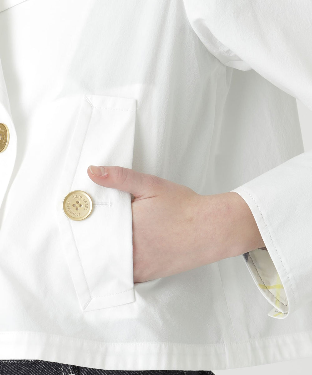 一部店舗限定】エンザイムシャンブレーショートコート（ジャケット