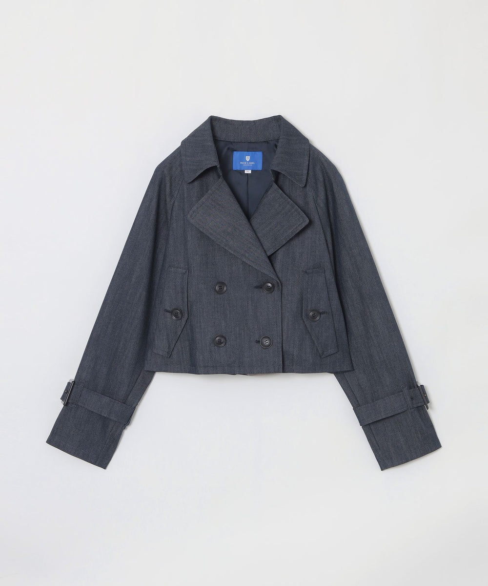 バックコンシャスショートトレンチコート（ジャケット/ブルゾン