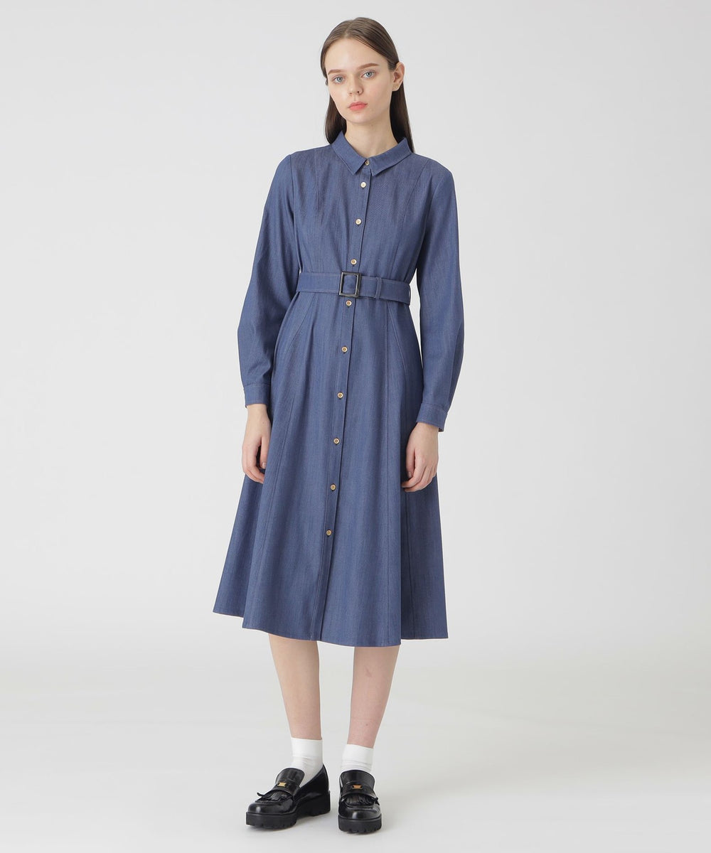 スラブシャンブレーデニムドレス（ドレス）｜BLUE LABEL CRESTBRIDGE