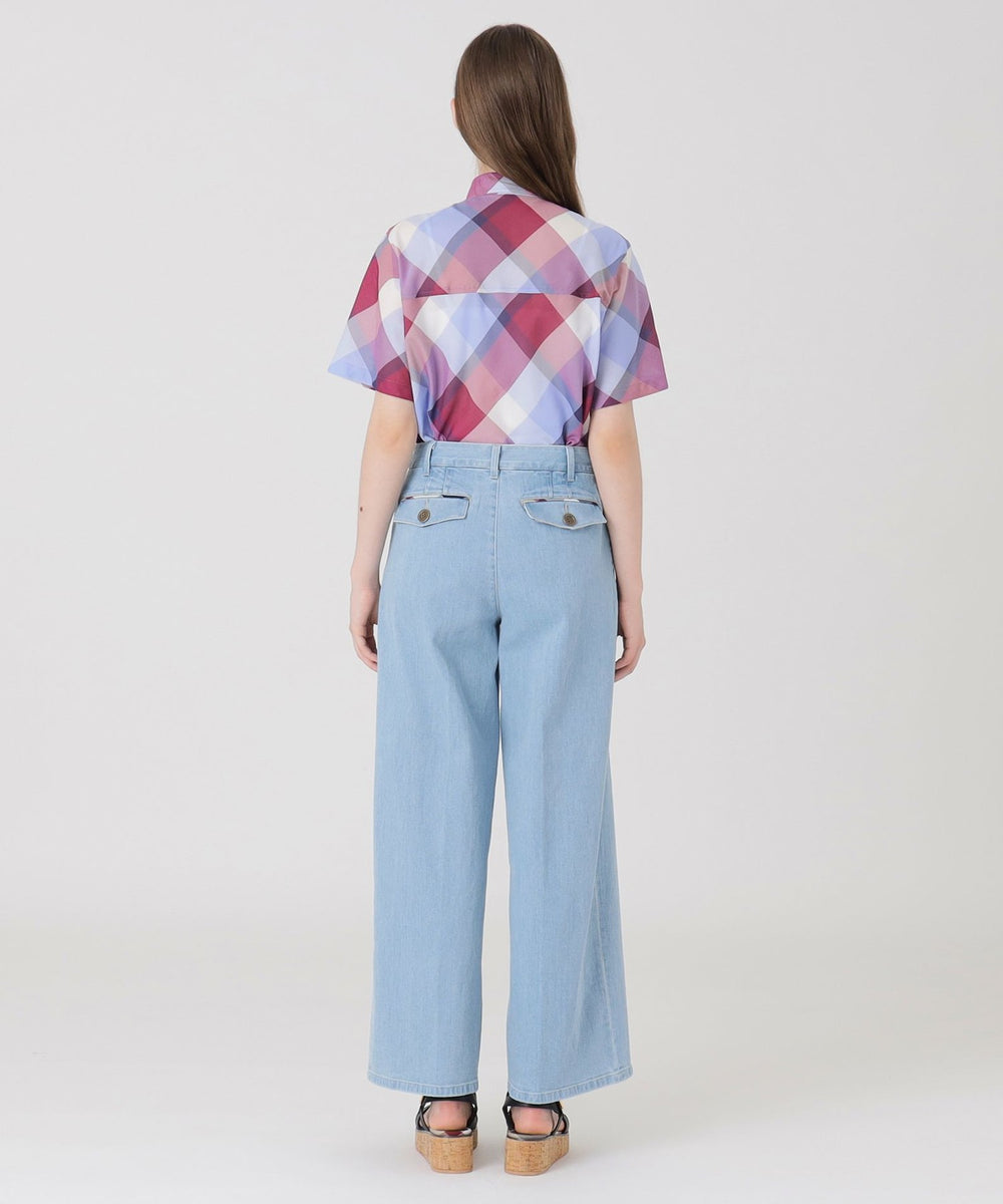 ストレッチデニムワイドパンツ（パンツ）｜BLUE LABEL CRESTBRIDGE