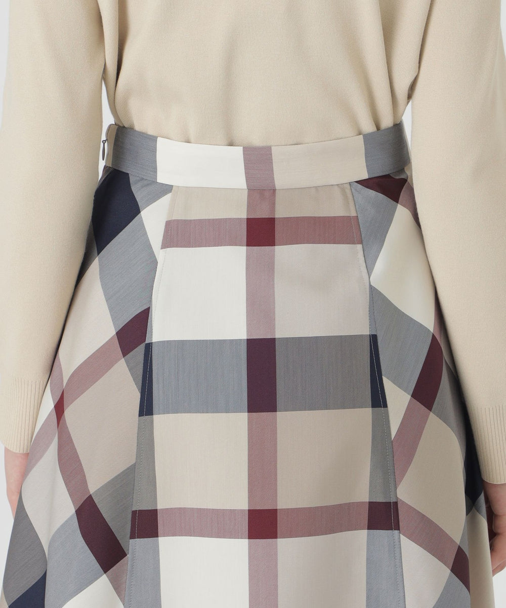 クレストブリッジチェックライトクロッシングツイルスカート（スカート