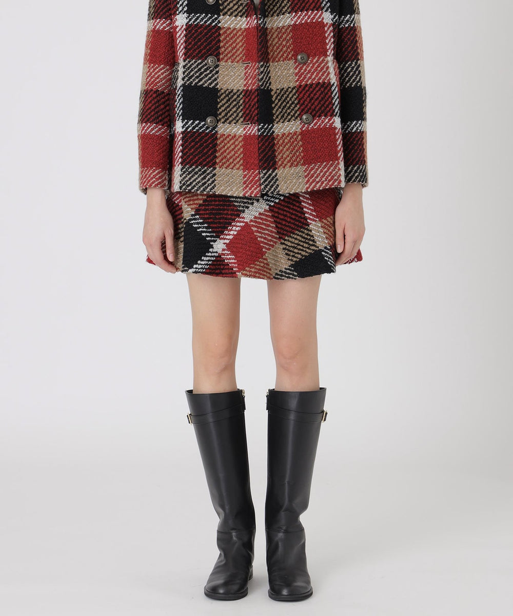 取扱店舗限定】クレストブリッジチェックロービングツイードミニ