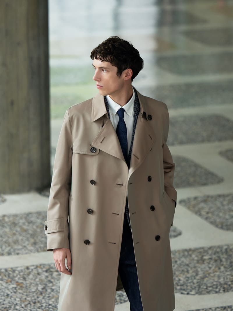 極美品】バーバリーブラックレーベル メンズトレンチコート ノバ