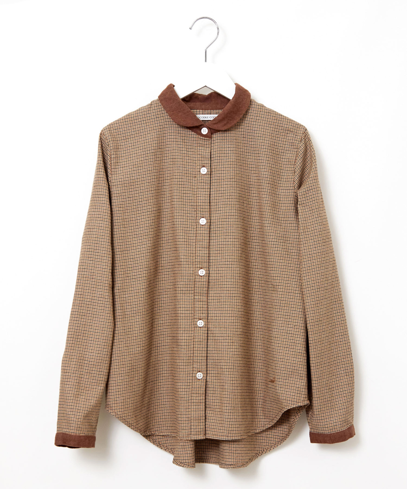 レディース 千鳥格子 配色 ブラウス通販 [0201-58152] - クロコダイル