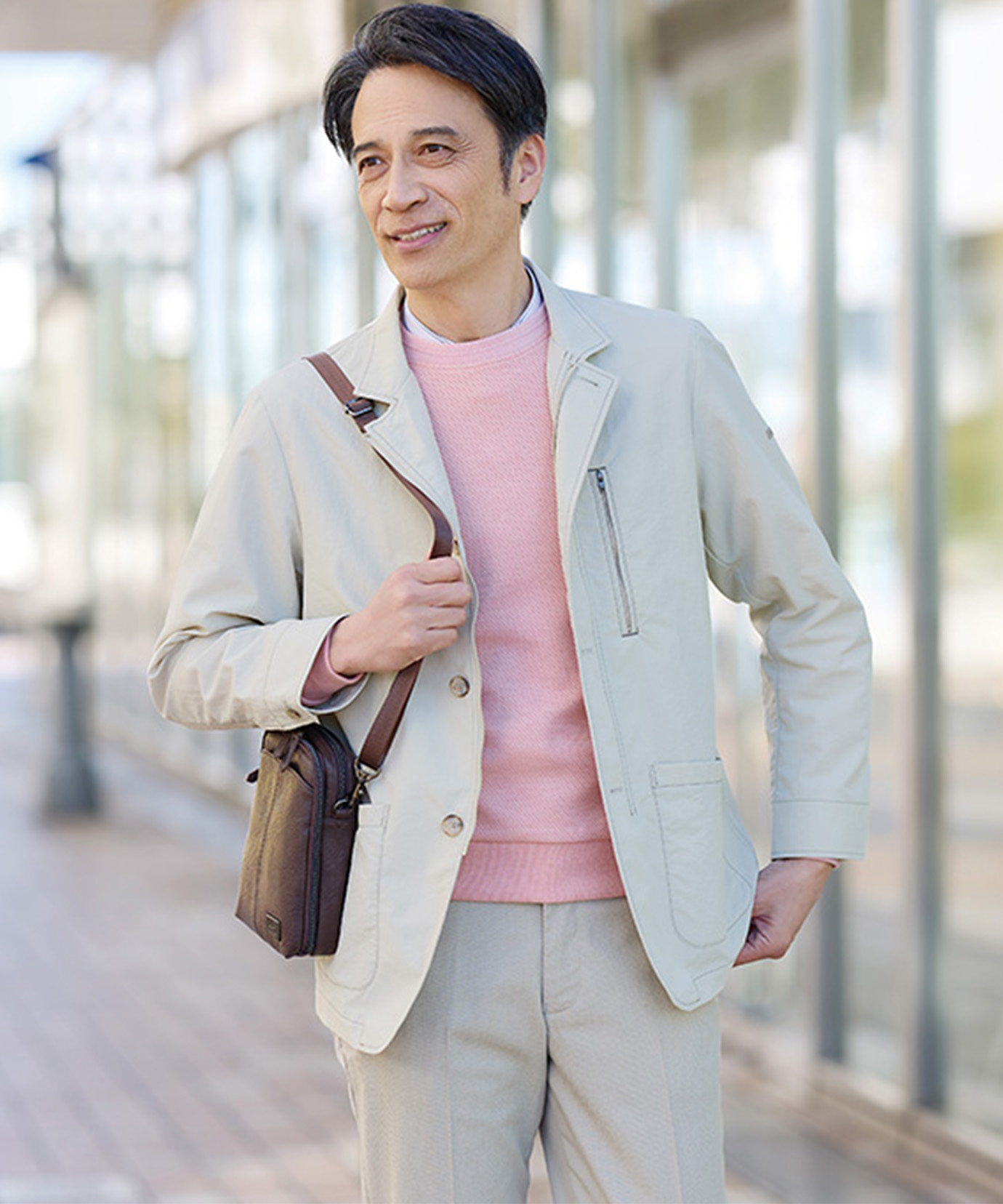 メンズ 合成皮革 ミニショルダー バッグ通販 [1608-61800