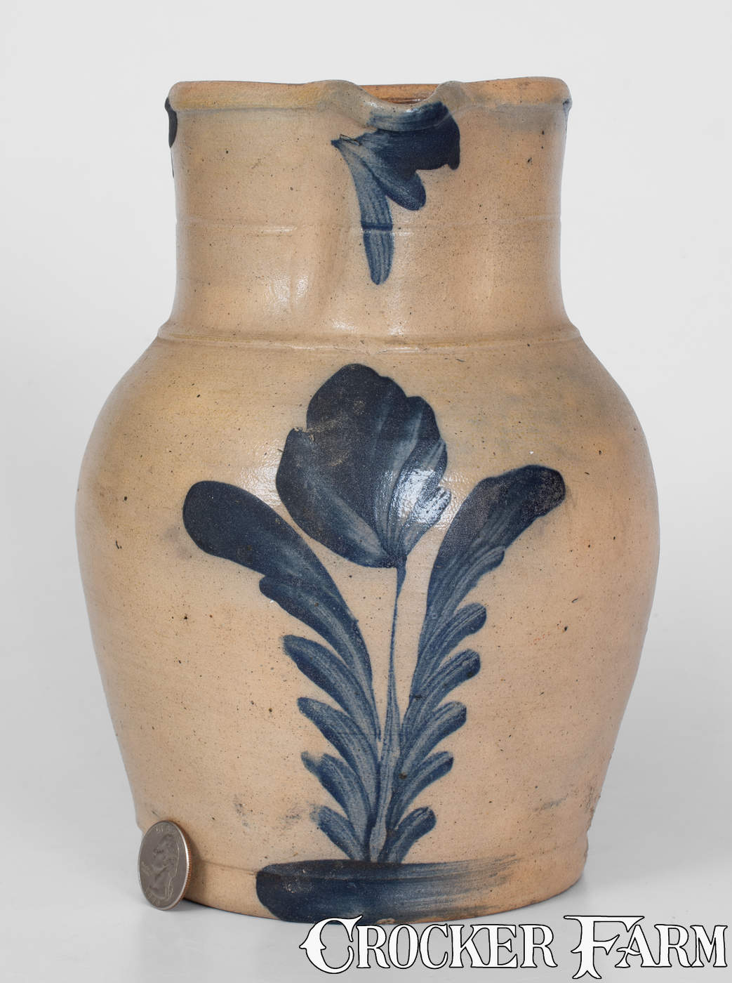 Half-Gallon Richard C. Remmey, Philadelphia Stoneware Pitcher