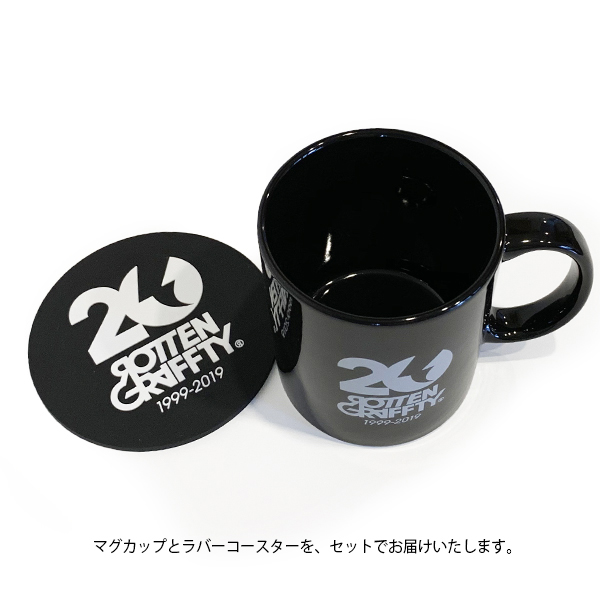 ROTTENGRAFFTY 20th GOODS 】 マグ＋コースター セット