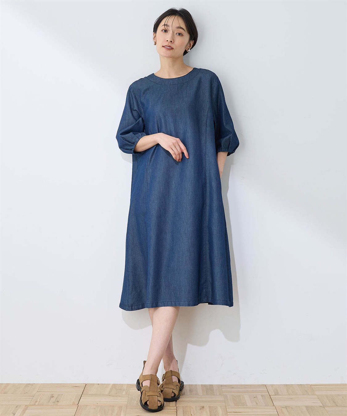 デニムワンピース DECOY｜クロスプラス公式通販サイト