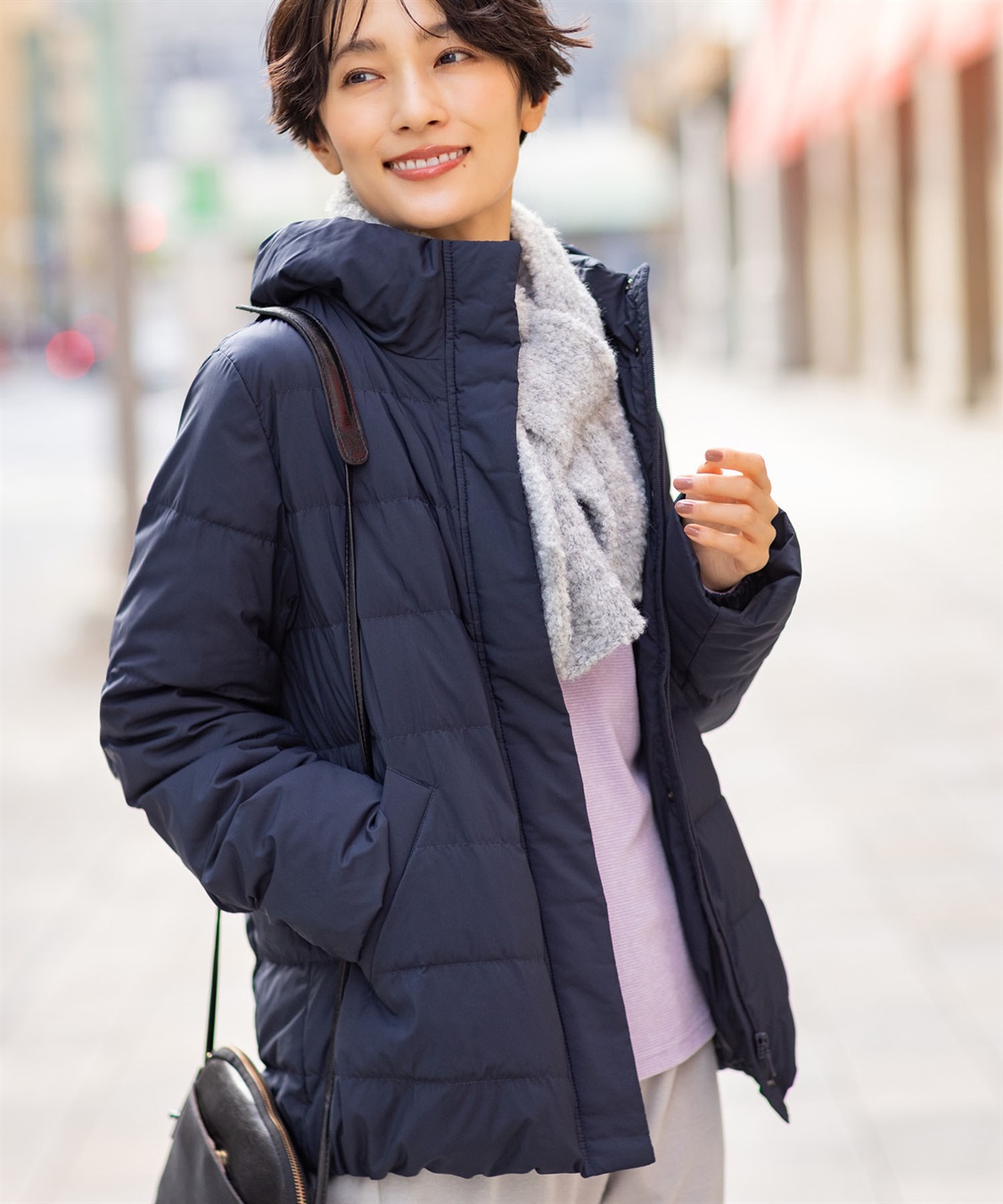 ショートダウンコート【はっ水・ハンドウォッシャブル】 DECOY｜クロス