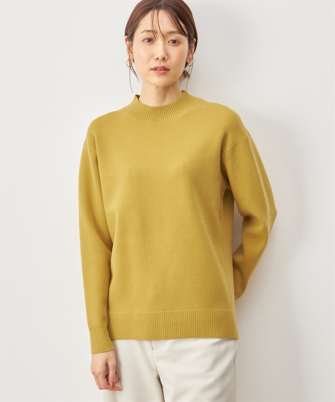 モックネックニットプルオーバー Petit Honfleur｜クロスプラス公式