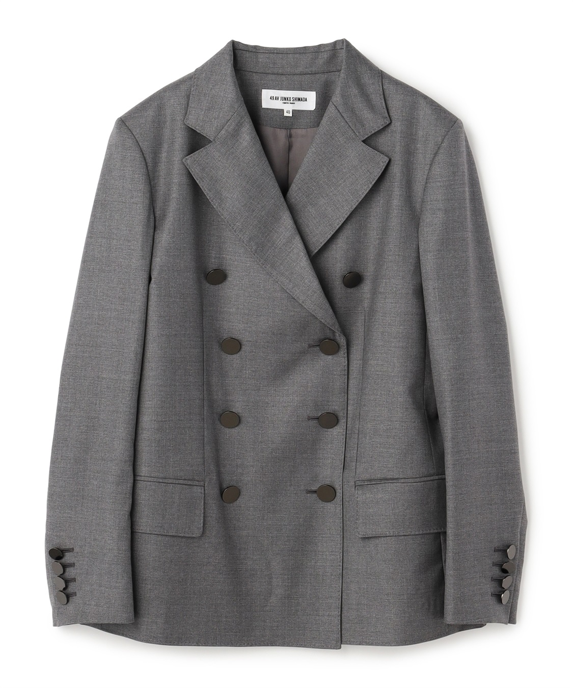 unused アンユーズド パイル地ダブルブレストジャケット3 unused アン