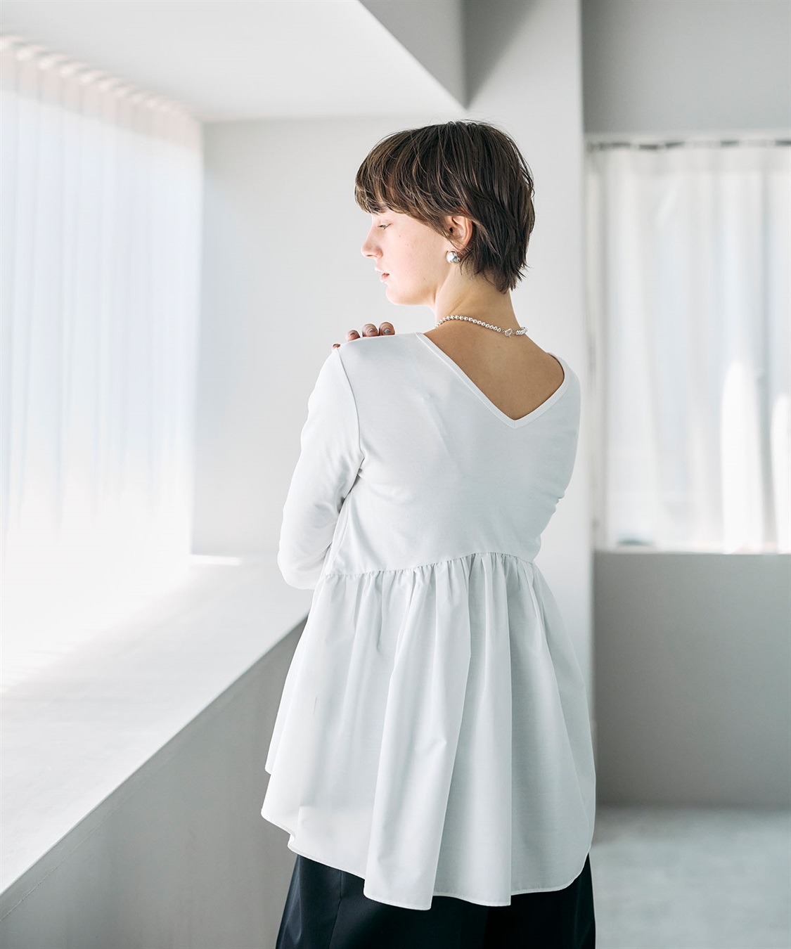 タイプライターペプラムトップス【マルチファンクション】 N.O.R.C