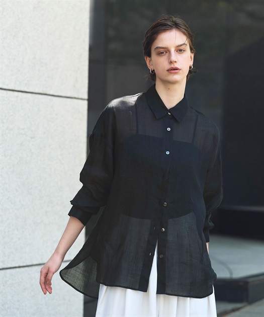 麻シアーシャツ N.O.R.C｜クロスプラス公式通販サイト