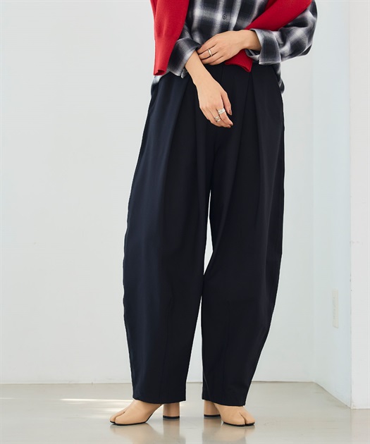 洗える》エブ楽 ジャージーベロアサイドラインパンツ CROSS FUNCTION