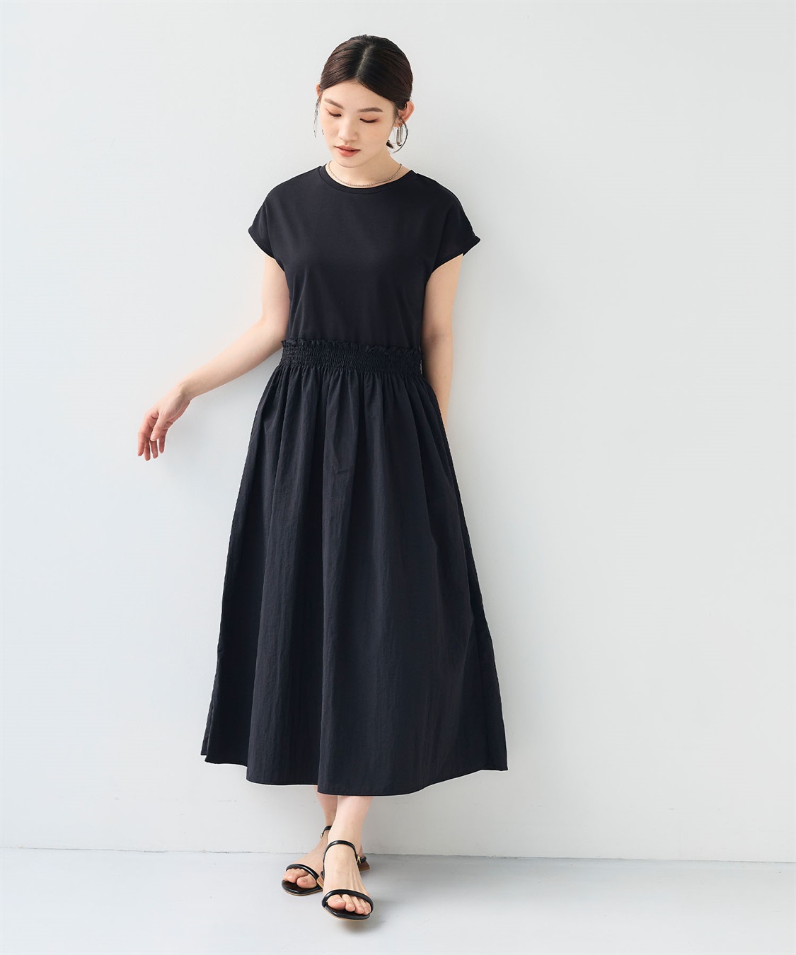 汗染み防止》エブ楽 ドッキングワンピース CROSS FUNCTION｜クロス