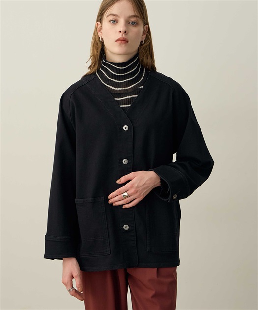 デニムカーデ LE SOUK HOLIDAY｜クロスプラス公式通販サイト