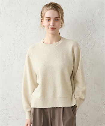 スパンコール ニットプルオーバー LE SOUK HOLIDAY｜クロスプラス公式