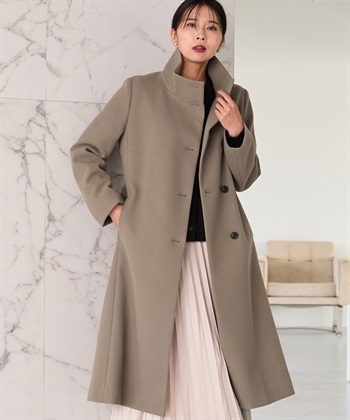 スタンドカラーコート A/C DESIGN BY ALPHA CUBIC｜クロスプラス公式