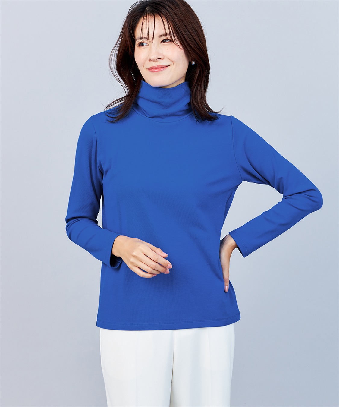 裏起毛ハイネックプルオーバー A/C DESIGN BY ALPHA CUBIC｜クロス