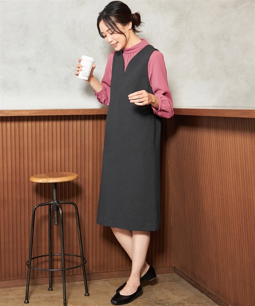 アルファブリック】ジャンパードレス A/C DESIGN BY ALPHA CUBIC