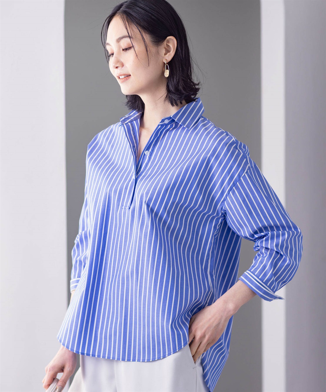 スキッパーシャツ A/C DESIGN BY ALPHA CUBIC｜クロスプラス公式通販サイト