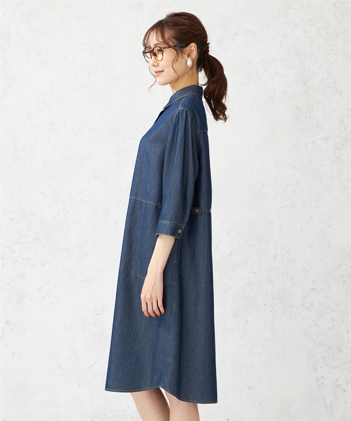 デニムワンピース DECOY｜クロスプラス公式通販サイト