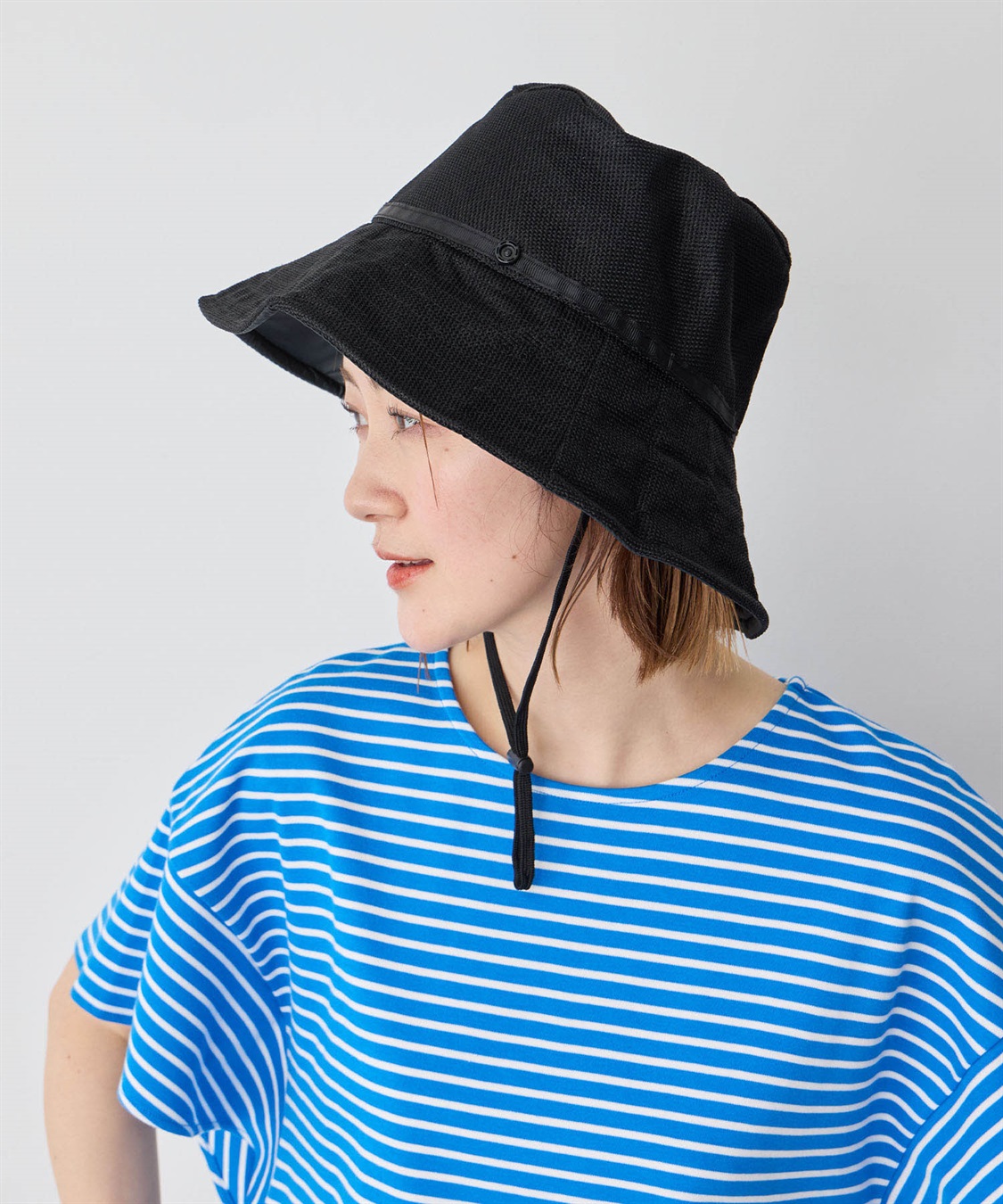Wpc.】UVつば広ハット【つば部分完全遮光100％・完全UVカット率100