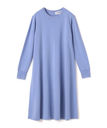 2WAYレース襟長袖ニットワンピース 49AV JUNKO SHIMADA｜クロスプラス