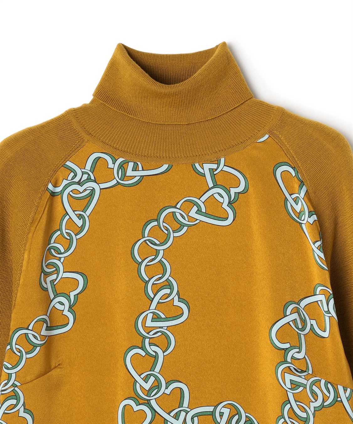 TIME SALE】ハートチェーン切替ハイネックプルオーバー 49AV JUNKO