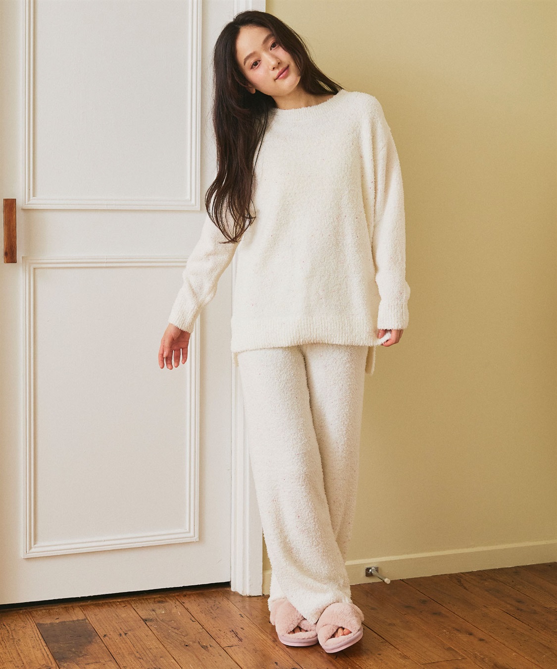 LAFUKU/ラフク】マシュマロニットもちふわネップニットトップス/ルーム