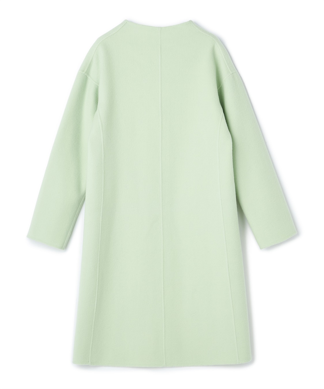 リバー仕立てシングルノーカラーコート 49AV JUNKO SHIMADA｜クロス