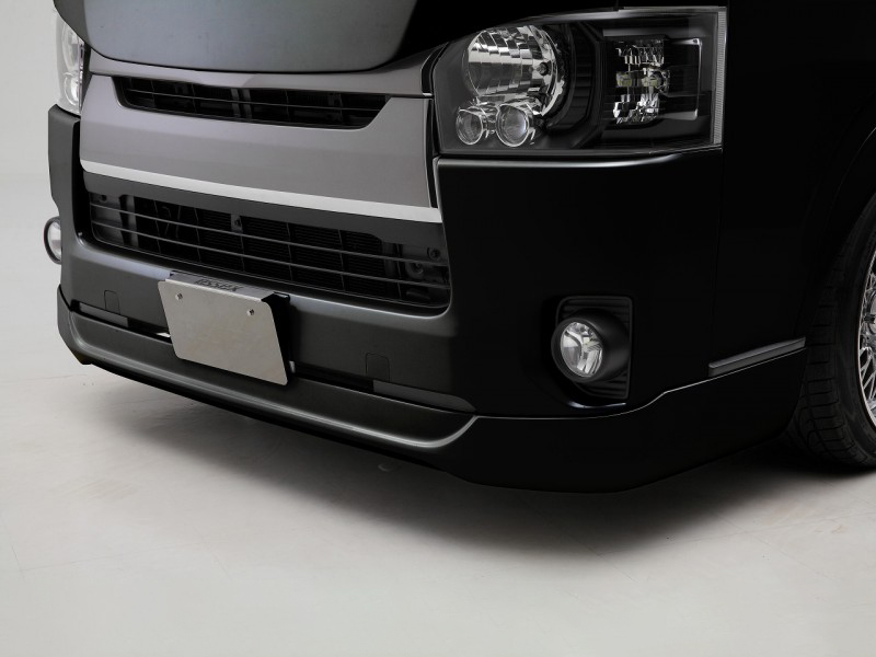 ES フロントリップスポイラーVer.IV ABS製 □ハイエース標準ボディ 4型