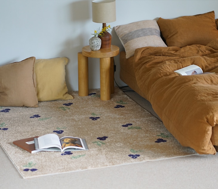 モチーフラグ ブルーベリー (185×240cm) | cucan ネットショップ